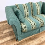 KOSUGA SOFA New Englandシリーズ 5442 SA 2人掛けソファ グリーン 3層スプリング構造 フェザー 傷や汚れあり【中古】【400サイズ】