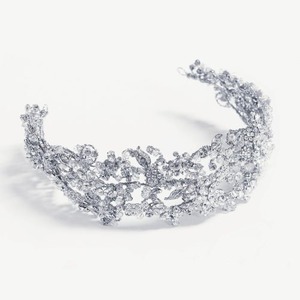 Ivory & Co. アイボリー・アンド・コー Jade ジェイド ブライダルティアラ クリスタル シルバー 結婚式 アクセサリー (IC-T32)