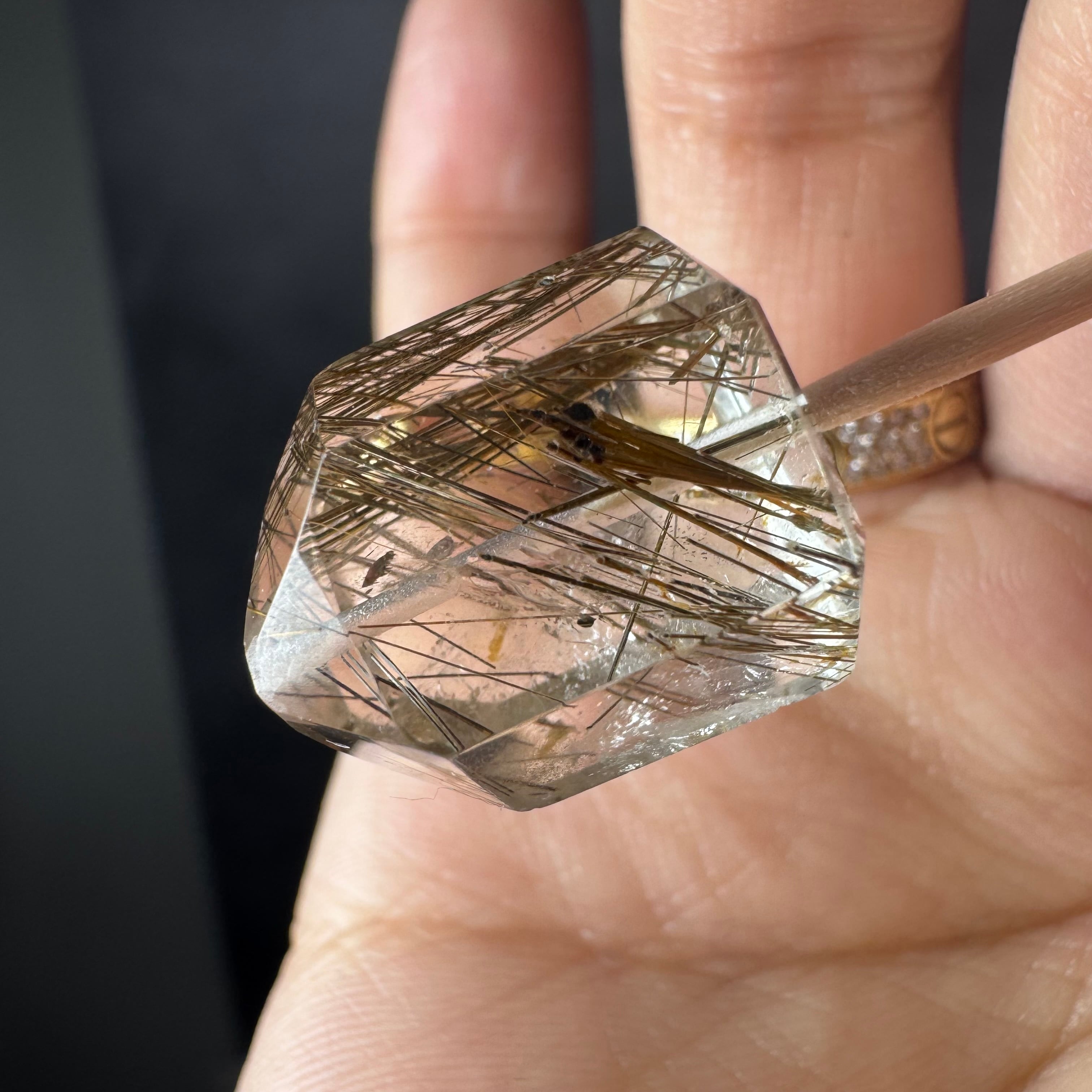 no.8 ルチル ルース 約17.8x15.6x12