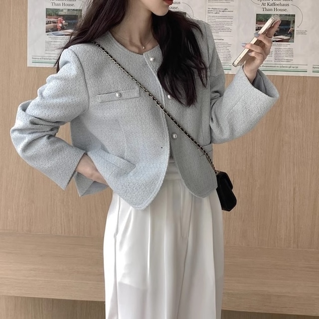 pearl button casual jacket(2color)＜j1835＞