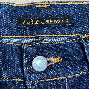 【Nudie Jeans】イタリア製 デニム ジーパン ジーンズ Thin Finn W32 L32 テーパード スリム ヌーティージーンズ ITALY ストレッチ EU古着