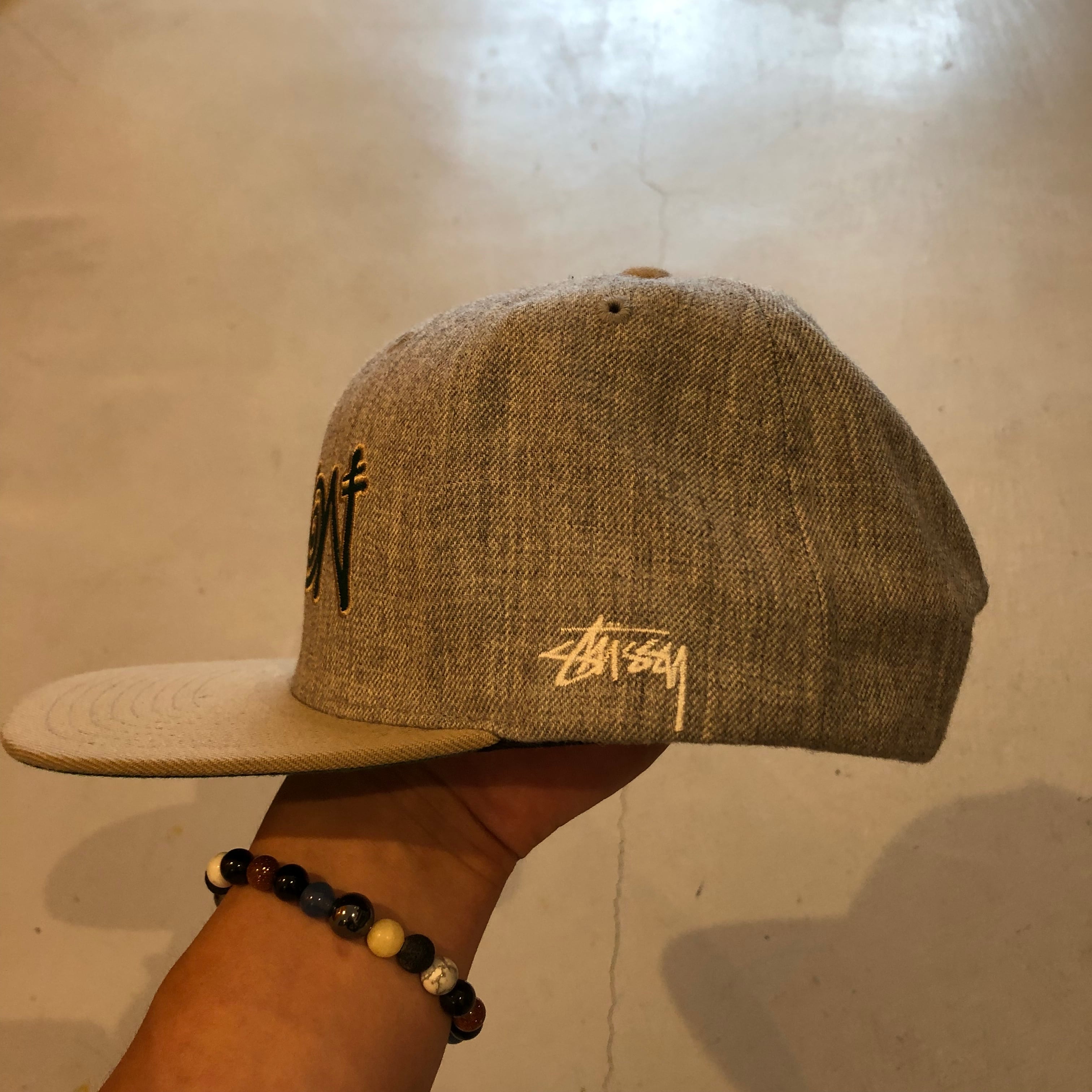 stussy キャップ オレンジブラウン（DeadStock OLD STUSSY FLEXFIT 