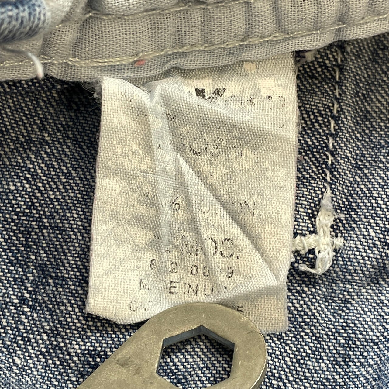 90s OSHKOSH オシュコシュ オーバーオール サロペット 白 kids】90年代頃 USA製 OSHKOSH オシュコシュ デニム オーバーオール