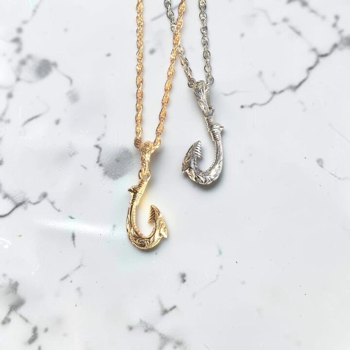 N-Topフィッシュフック深彫り N-Top|Gold|Silver
