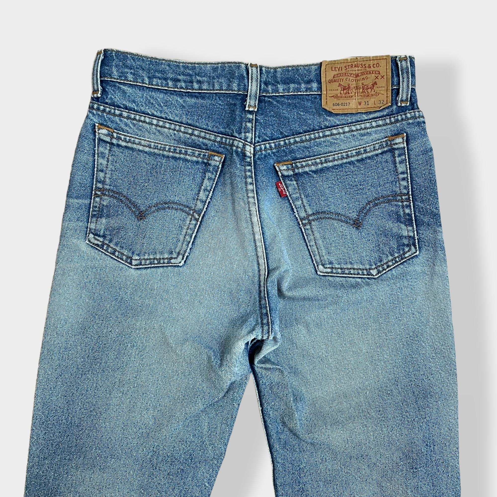 Levisブランド！90'sアメリカ製 Levi's 501 濃紺ヒゲ\u0026ハチノスデニム