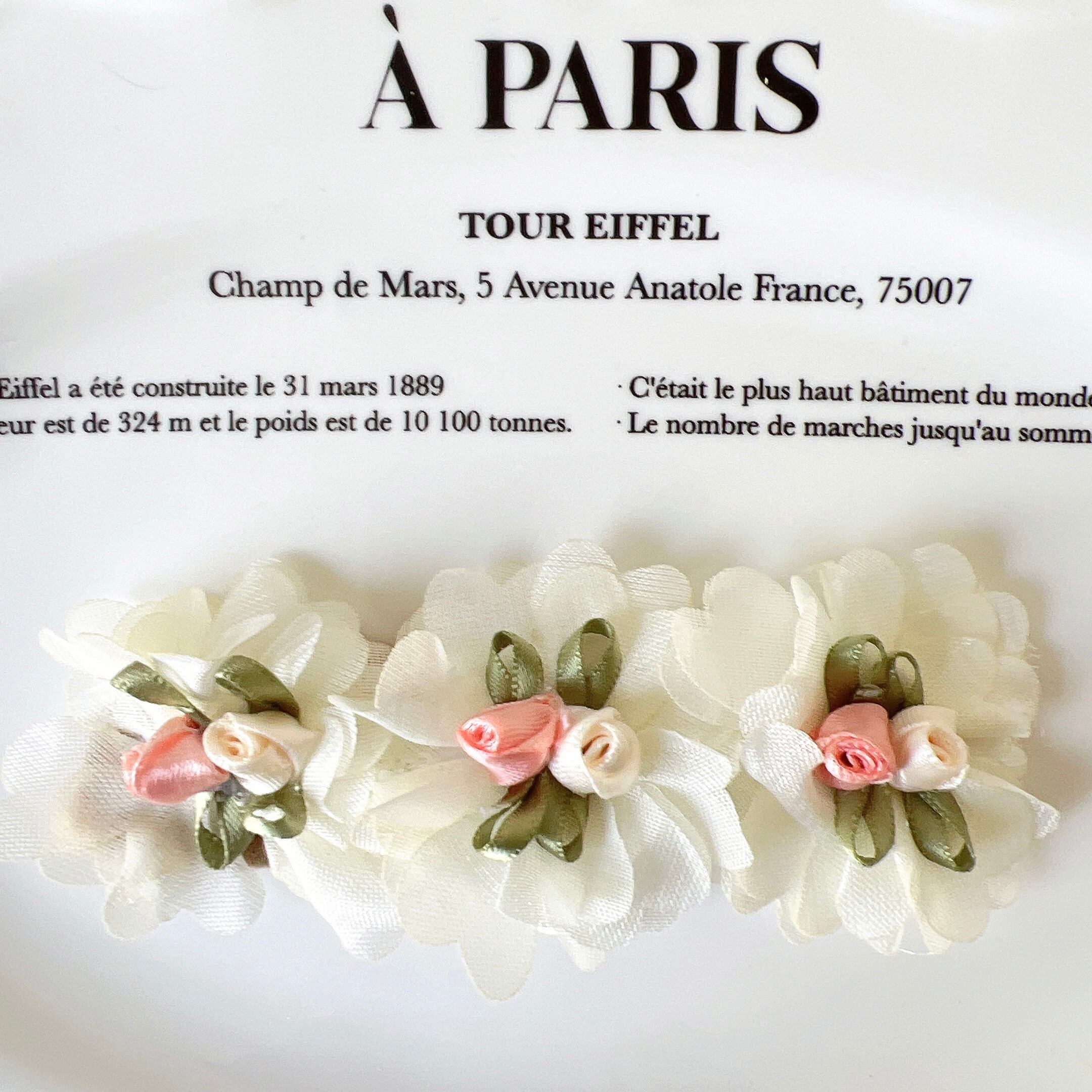 3つのお花のヘアバンド