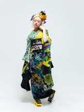 【受注商品】Rumi Rock振袖 古九谷　[ A890]