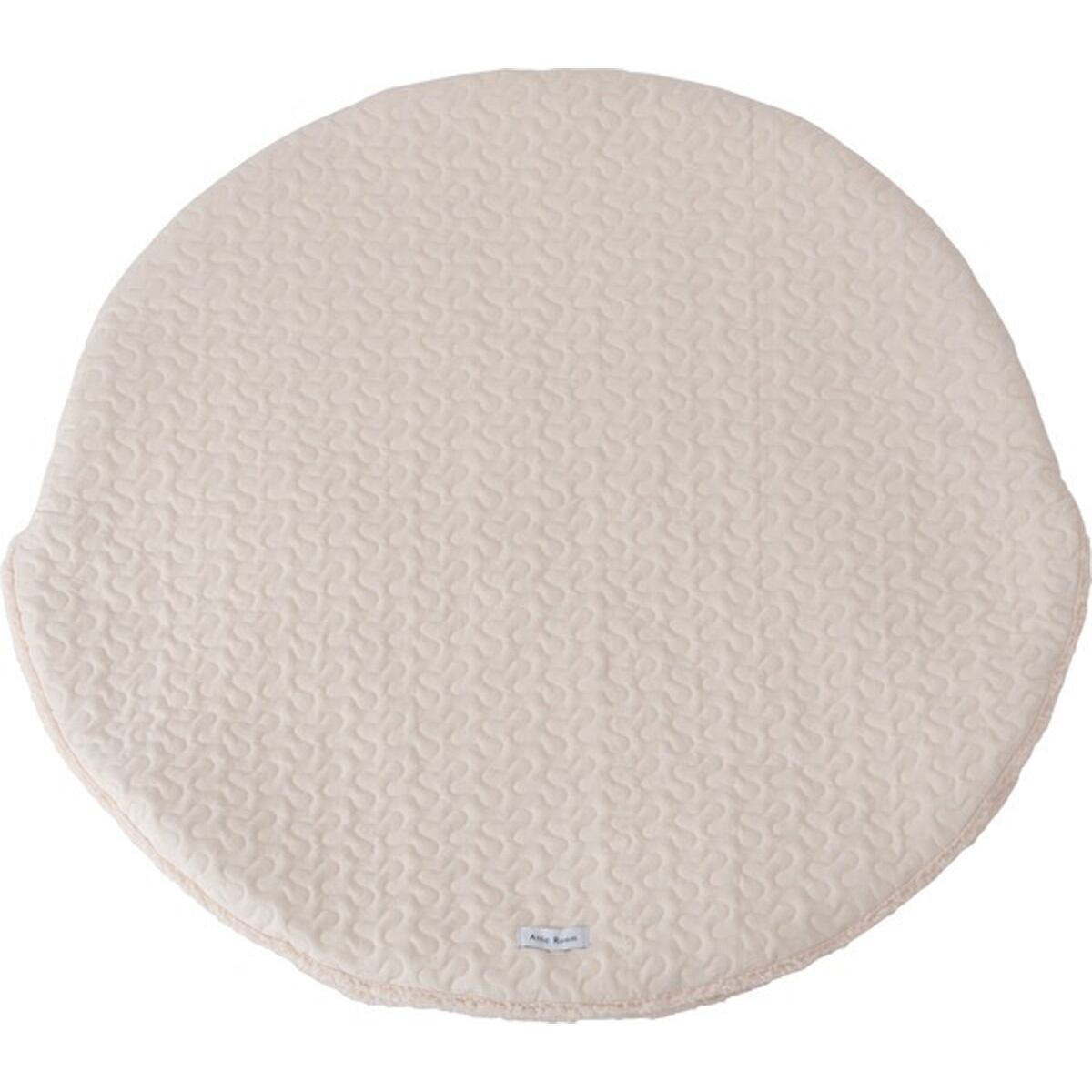 キルトサンドクッション クッション サンド キルト くすみカラー 大人っぽい おしゃれ かわいい サンドクッション ホワイト 白 ベージュ モカ ブラウン 茶色 ひざ掛け ボア ふわふわ あったか 暖かい 冬 ブランケット キルトパターン 円形 丸型 ラウンドクッション