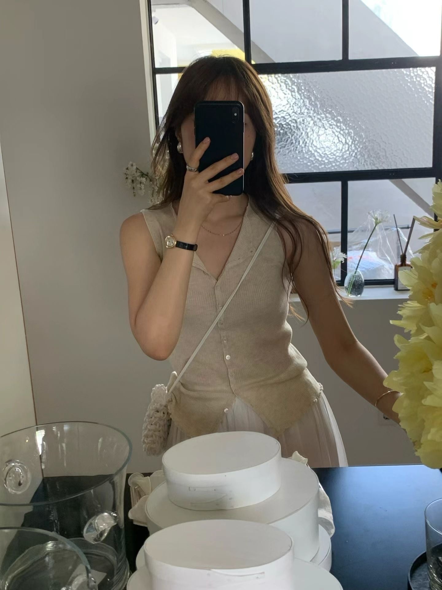 (予約) ounce / silk mori sleeveless