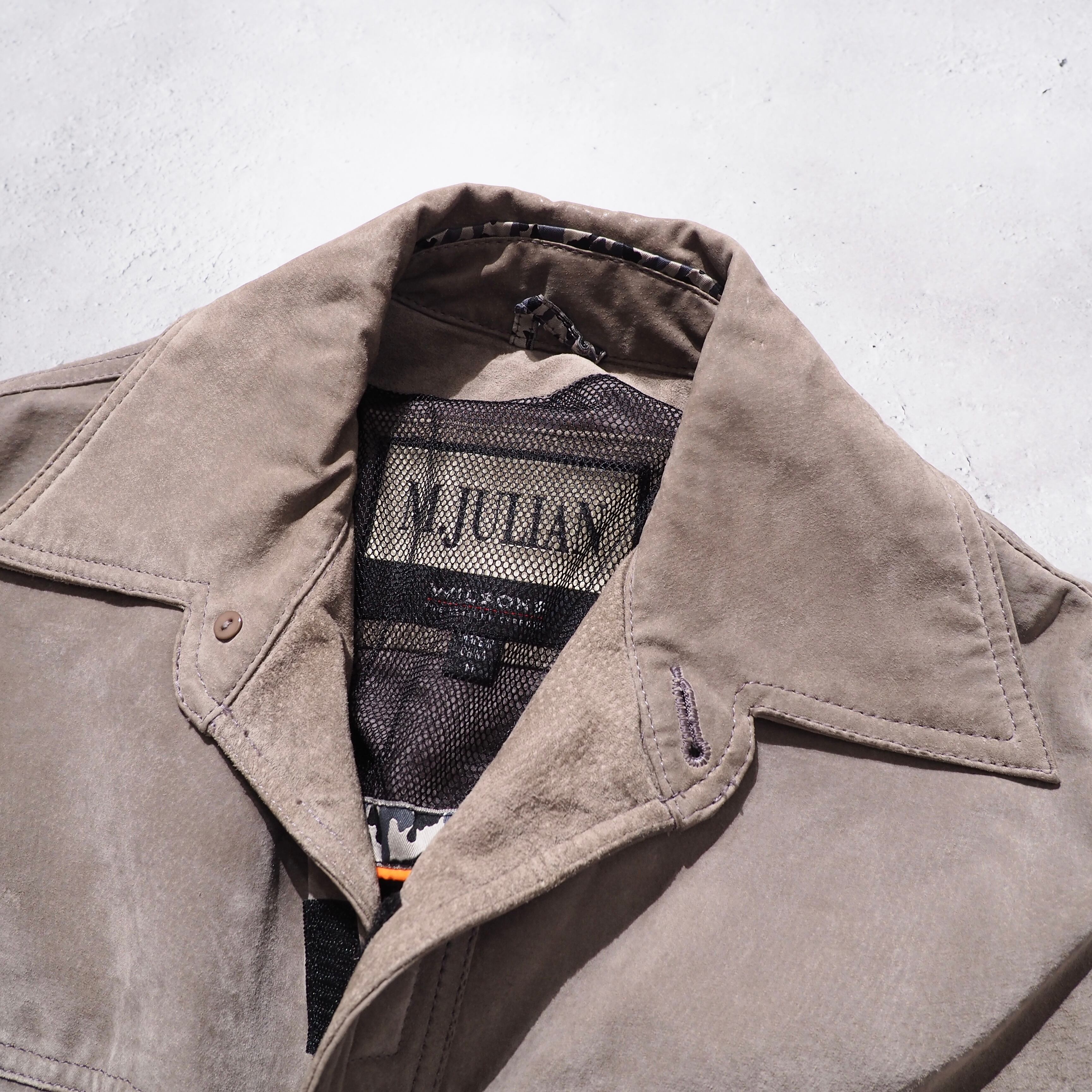 ” Wilsons ” Separation silhouette Design vintage leather jacket