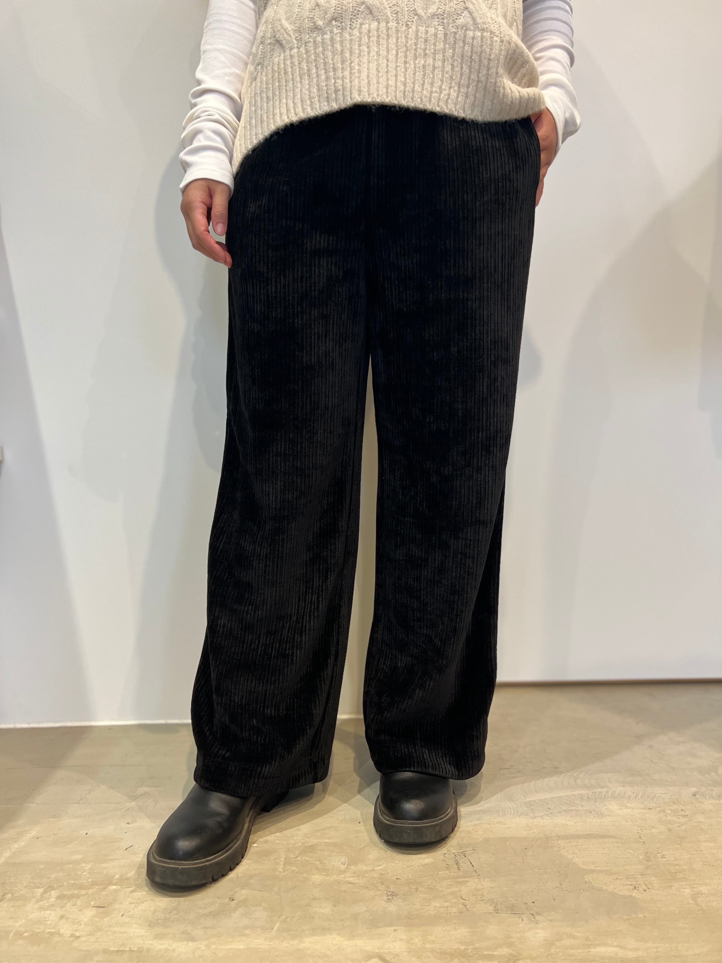 【SELECT】ストレッチベロアイージーパンツ