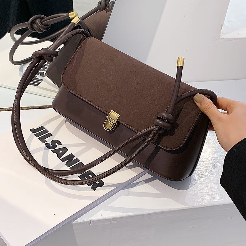 スタンダード レトロ オータム 秋物 ウィンター 冬物 メッセンジャーバッグ 手作りハンドバック81964691070