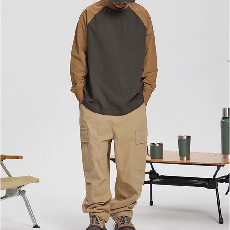 ★CONTRAST COLOR INNER BOTTLING SHIRT　　　A0705