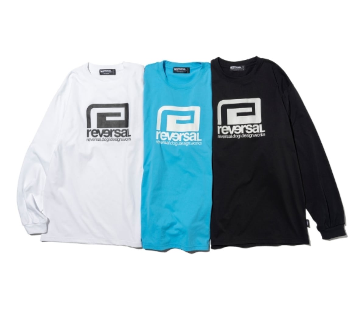 reversaL】BIG MARK STRETCH LONG TEE 長袖Tシャツ ロンT ロング