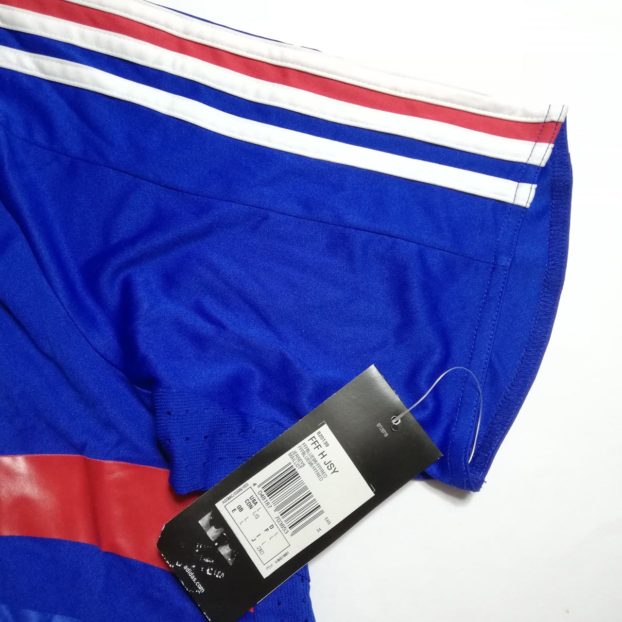 訳あり]フランス代表 2008 adidas ホーム半袖 ユニフォーム #12 HENRY