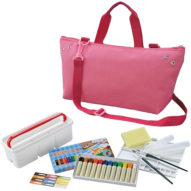 呉竹 絵の具セット 水彩えのぐセット ピンク KG414-1 | Pay ID