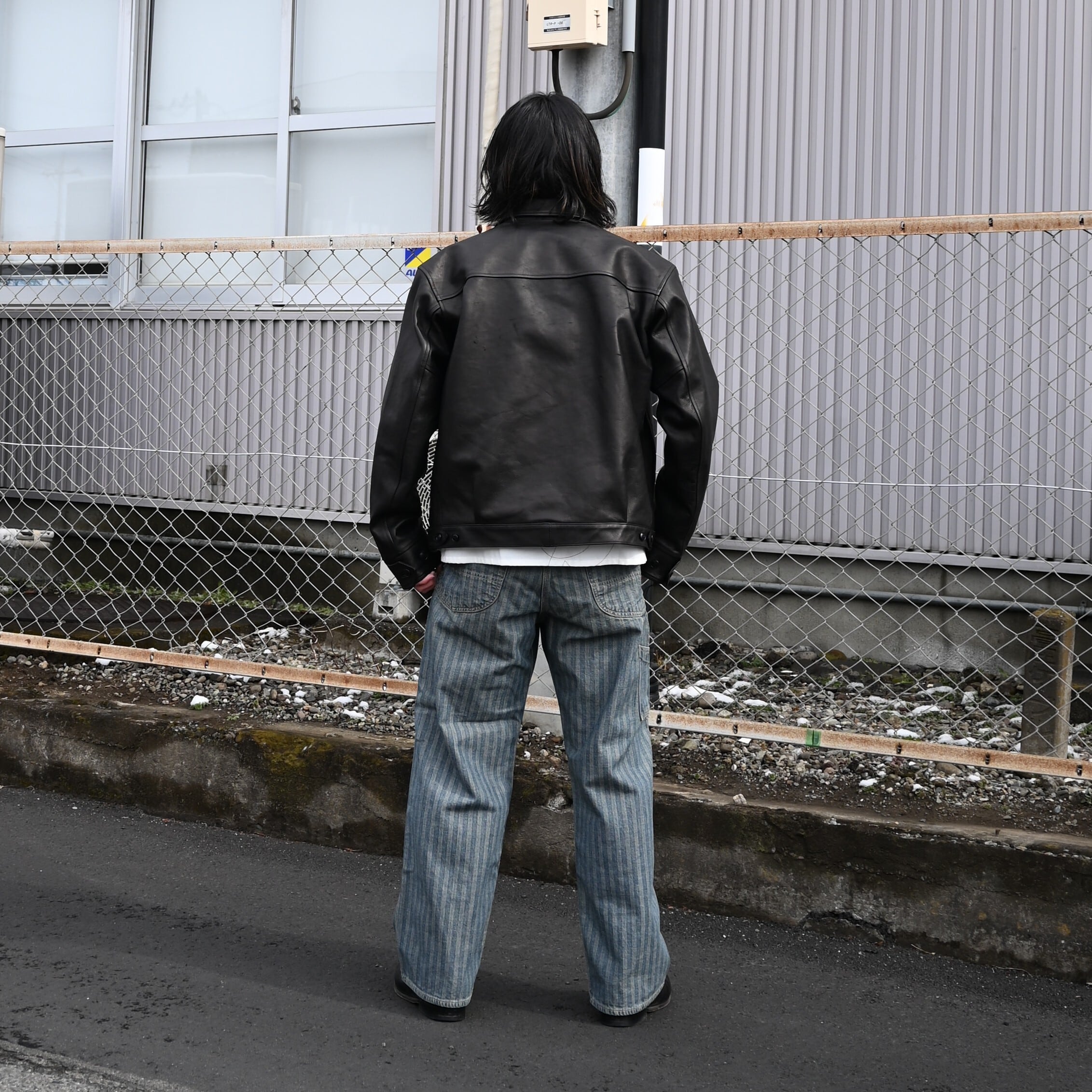 OLDJOEホースレザージージャン ジャケット40L新品 ブラックオールドジョー OJ SPECIAL LEATHER | OLD JOE BRAND