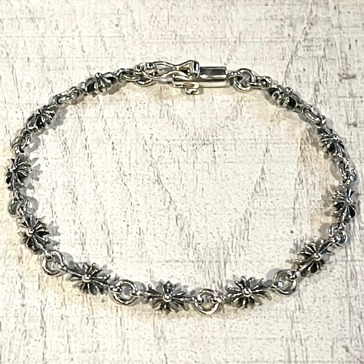 MEXICO MADE DNA CHAIN MANTEL BRACELET -SILVER925- マンテル