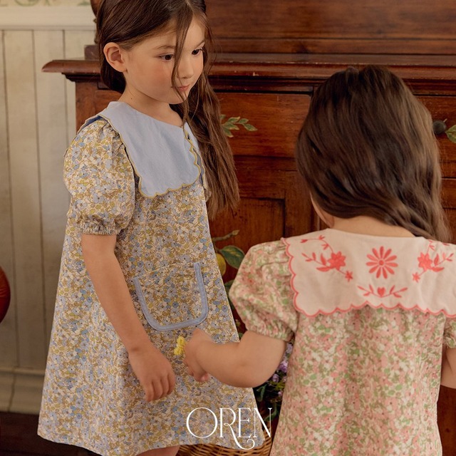 OREN［取寄］karina scarlep collar onepiece 26summer