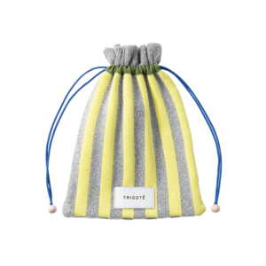 TRICOTÉ /striped shaggy mini pouch  TR53PO046