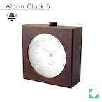 KATOMOKU Alarm Clock 5 ブラウン km-78B