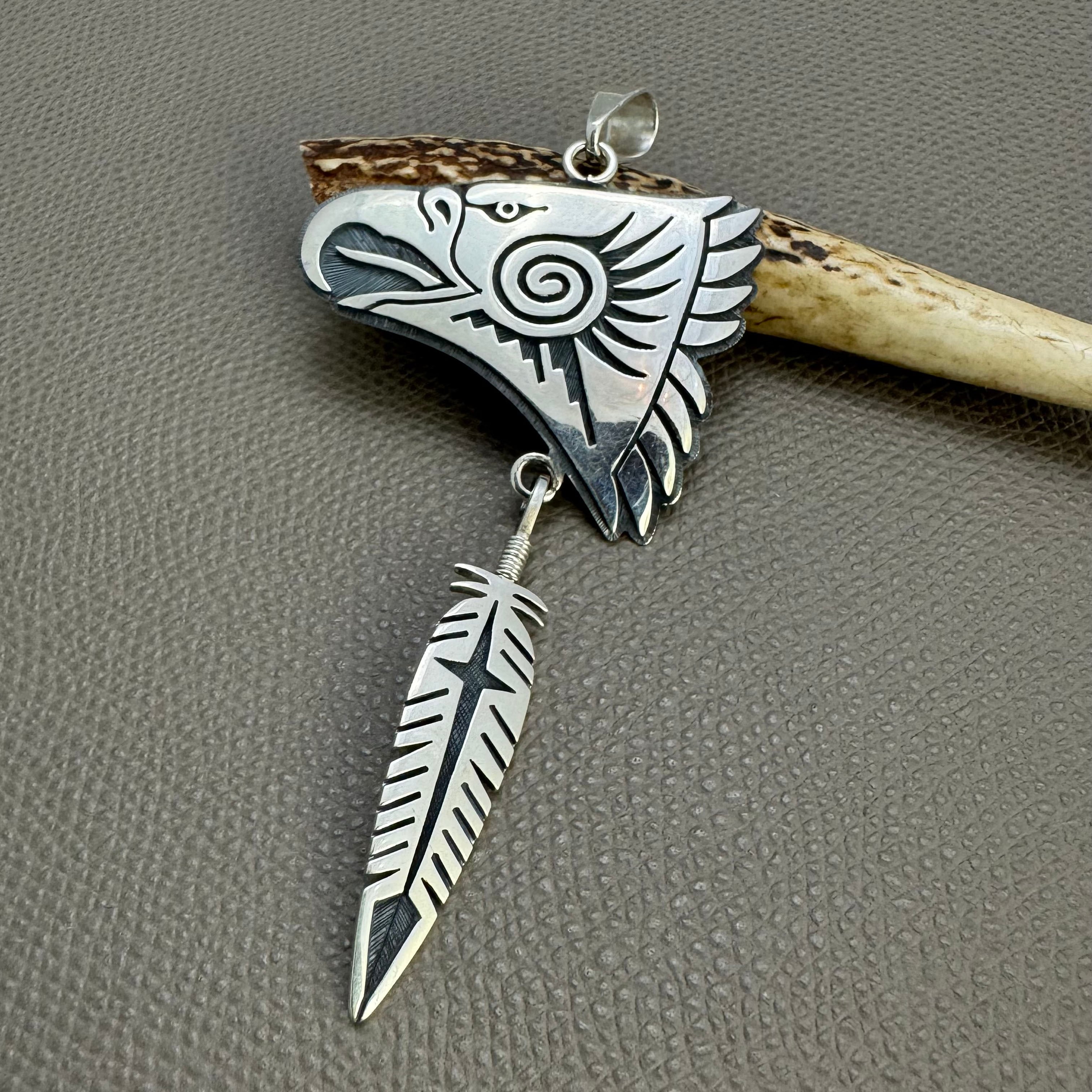 NAVAJO（ナバホ）族 Leon Martinez作 ターコイズマウンテンバングル