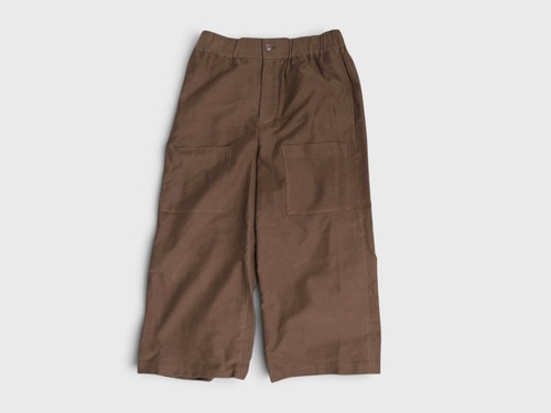 DIGAWEL” Cropped wide pants Brown“