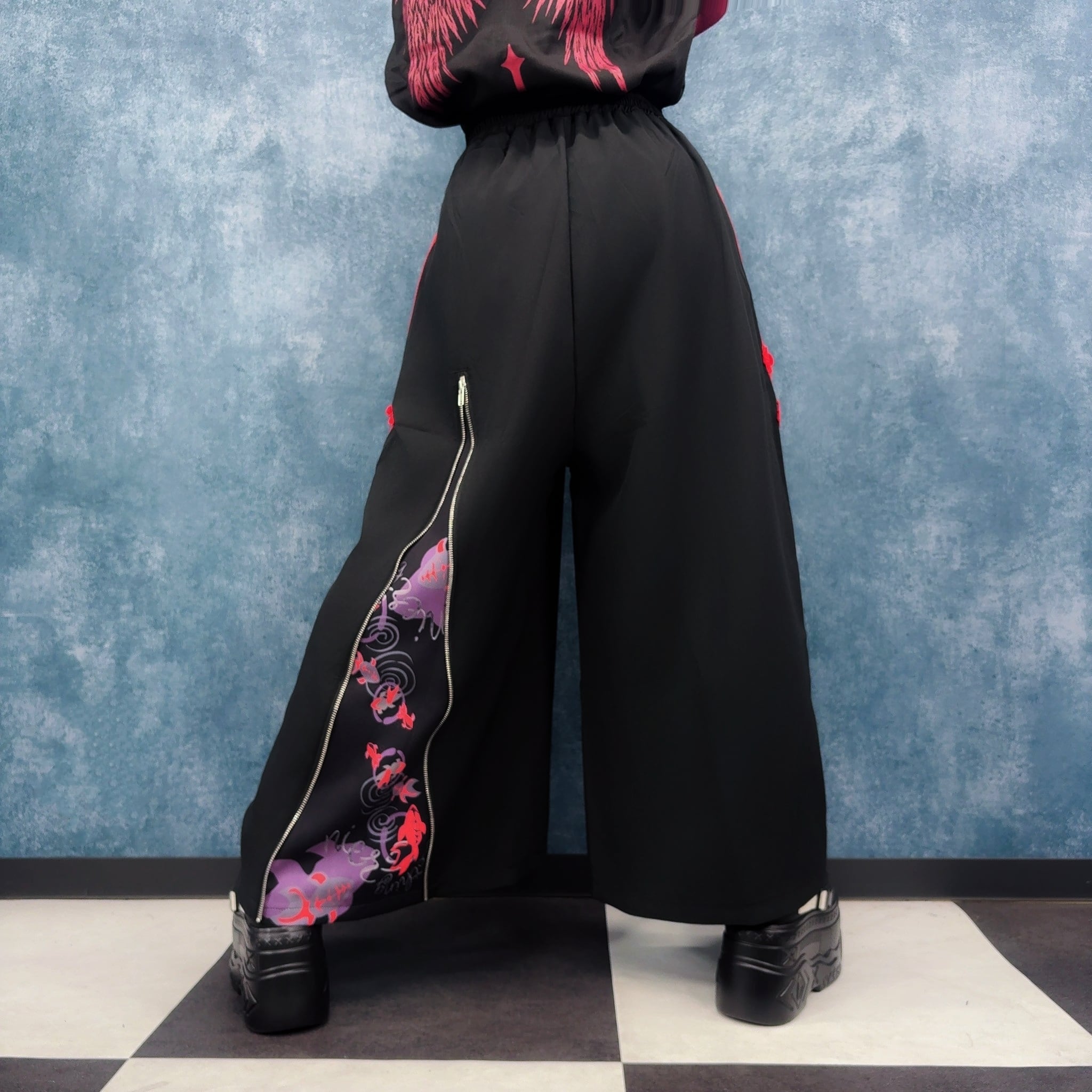 ZIP SLIT×チャイナライン和装WIDE PANTS | NIER CLOTHING