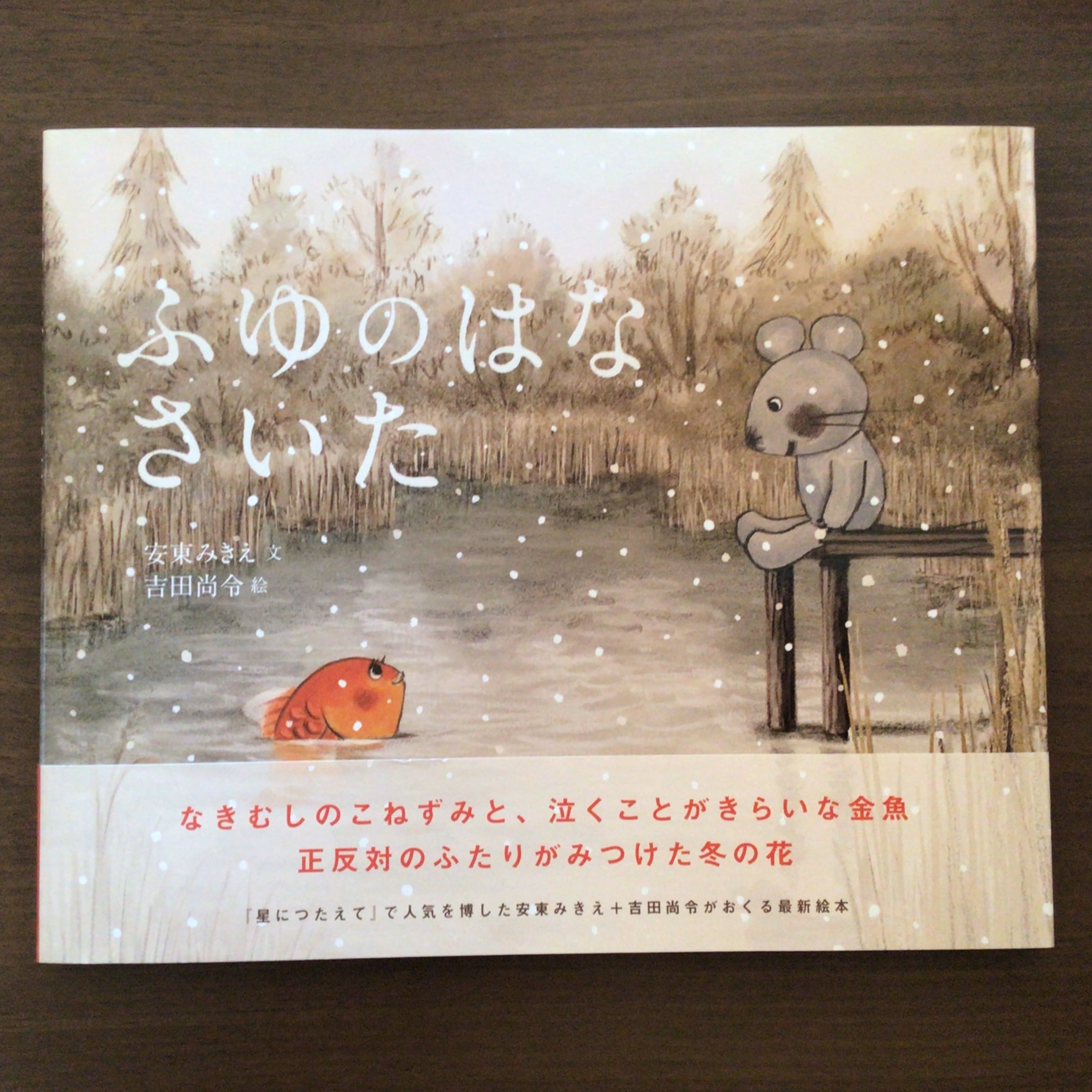 ふゆのはなさいた 安東 みきえ 文 吉田 尚令 絵 アリス館 21x26cm