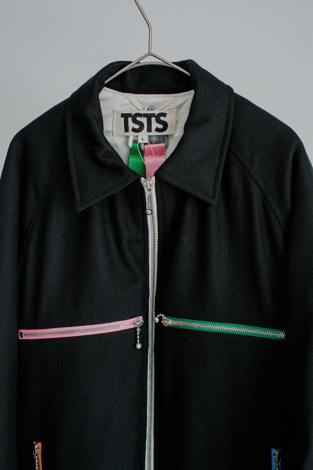 【TSTS】MULTI COLOR ZIP BOMBER JACKET TSTS】MULTI COLOR ZIP BOMBER JACKET | puzzle