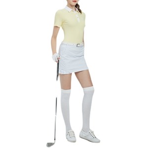 イエロー×ホワイト　半袖Tシャツ　セットアップ