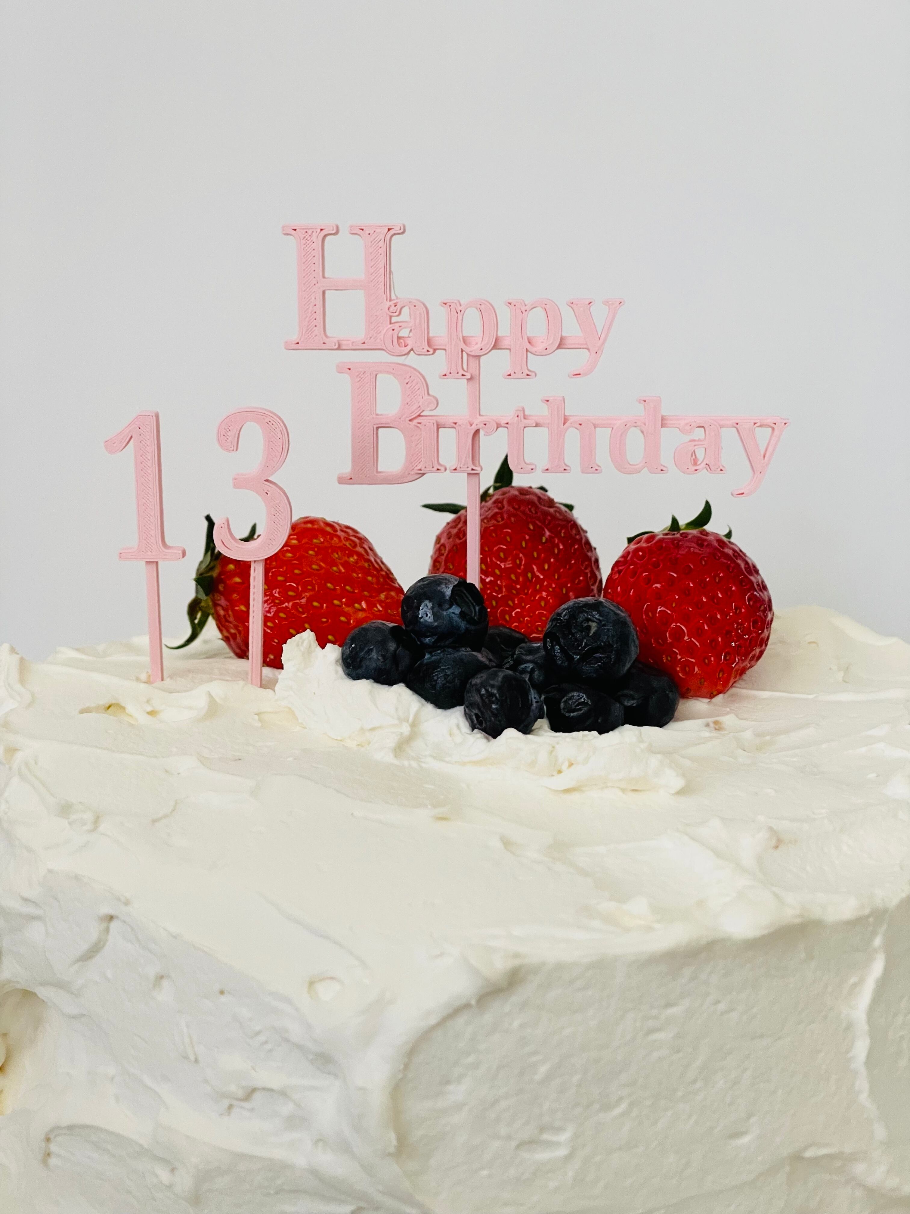 繰り返し使える！「ケーキトッパー 数字セット」 | aina_makana