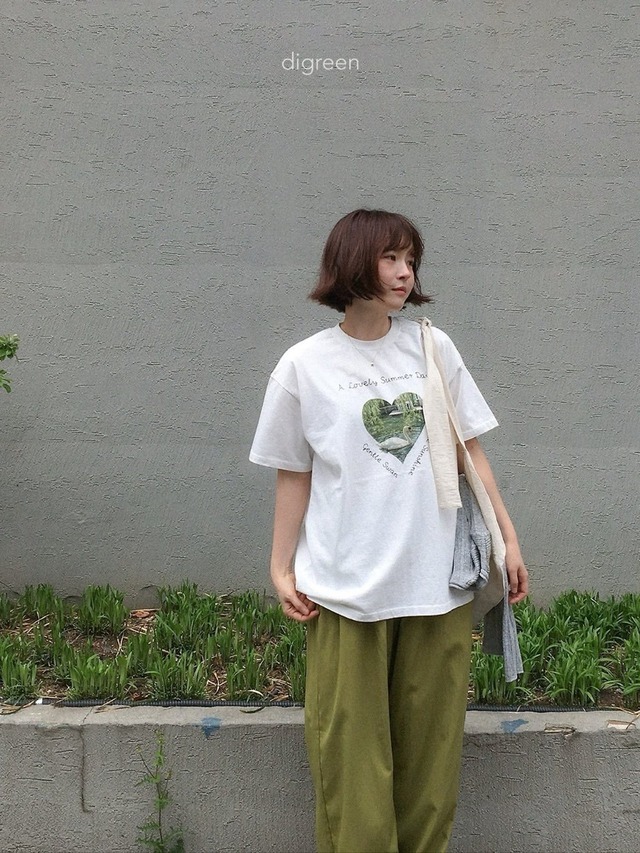【即納/adult free】ピュアスワンTシャツ/ digreen