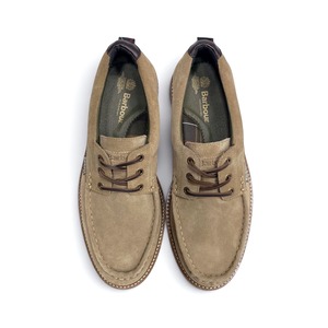 【新品】Barbour Paxton Derby Moccasin Shoe バブアー スウェードモカシンシューズ ダービーシューズ  革靴（Sample）【BOOT-BARBOUR-002】