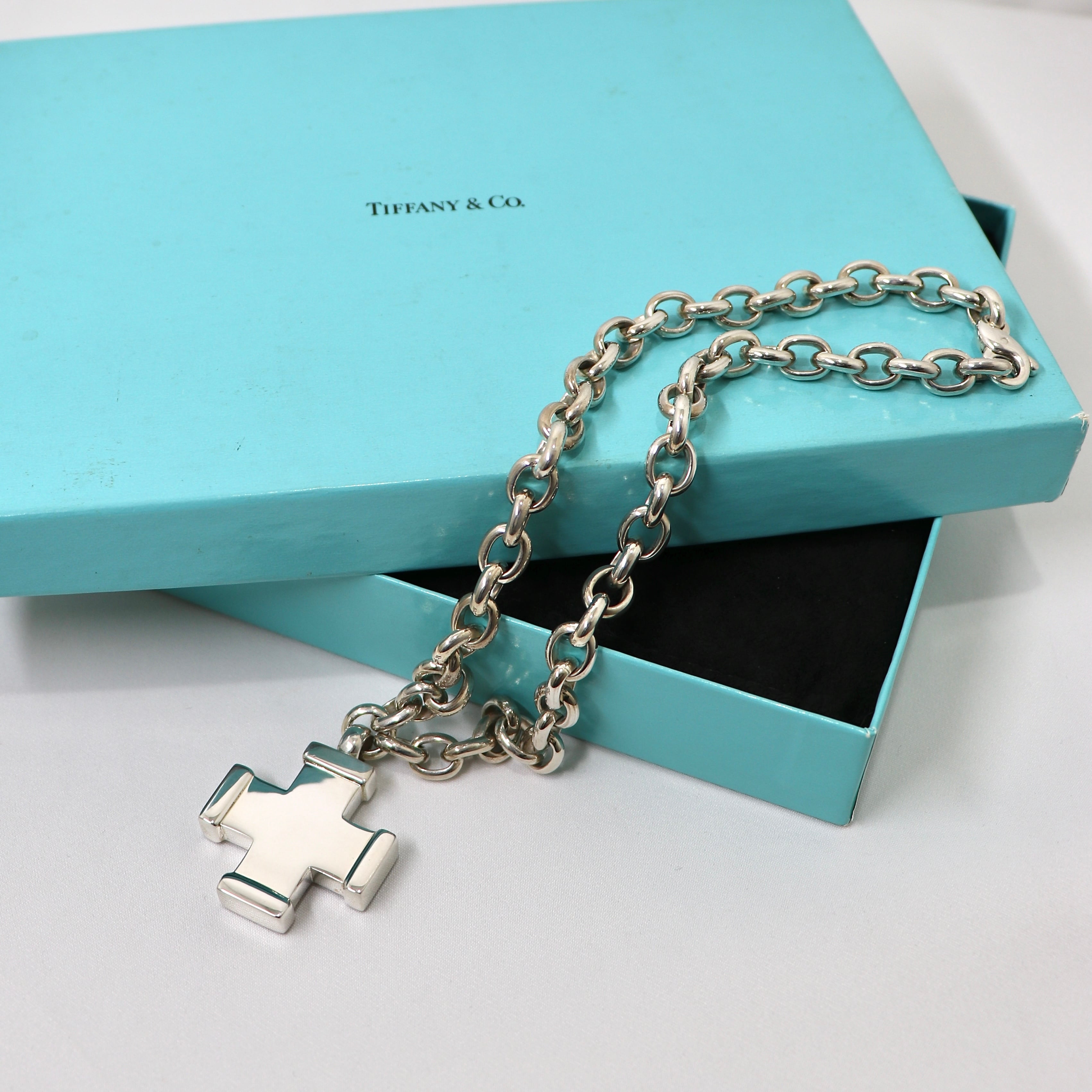 Tiffany&Co. ティファニー クロス チェーン ネックレス シルバー925 | 2122 