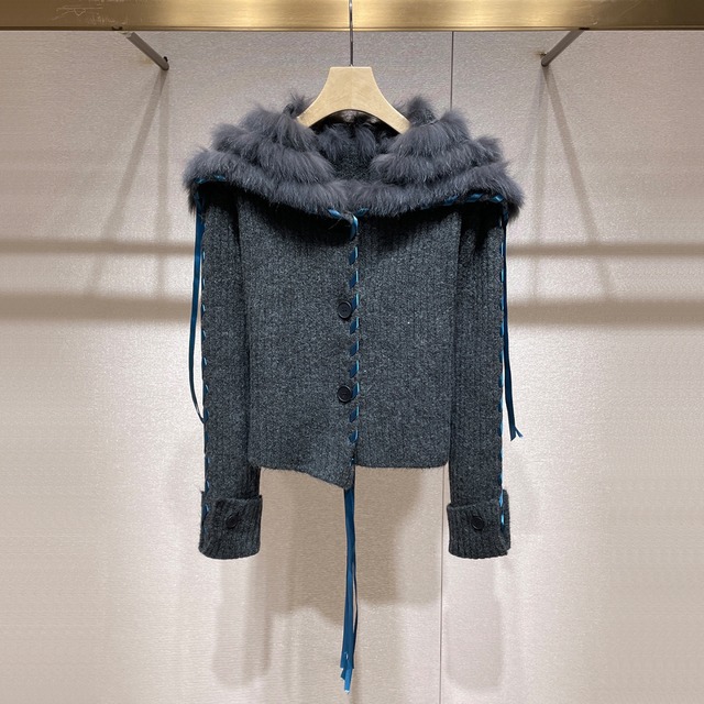 カフリボン セーターカーディガン A10