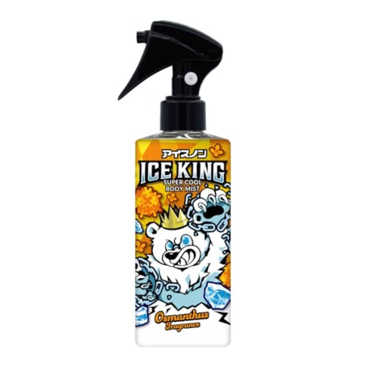 アイスノン ICE KING 極冷えボディミスト 金木犀の香り 冷却スプレー 冷感 ひんやり 冷たい 体にかける 保湿 暑さ対策