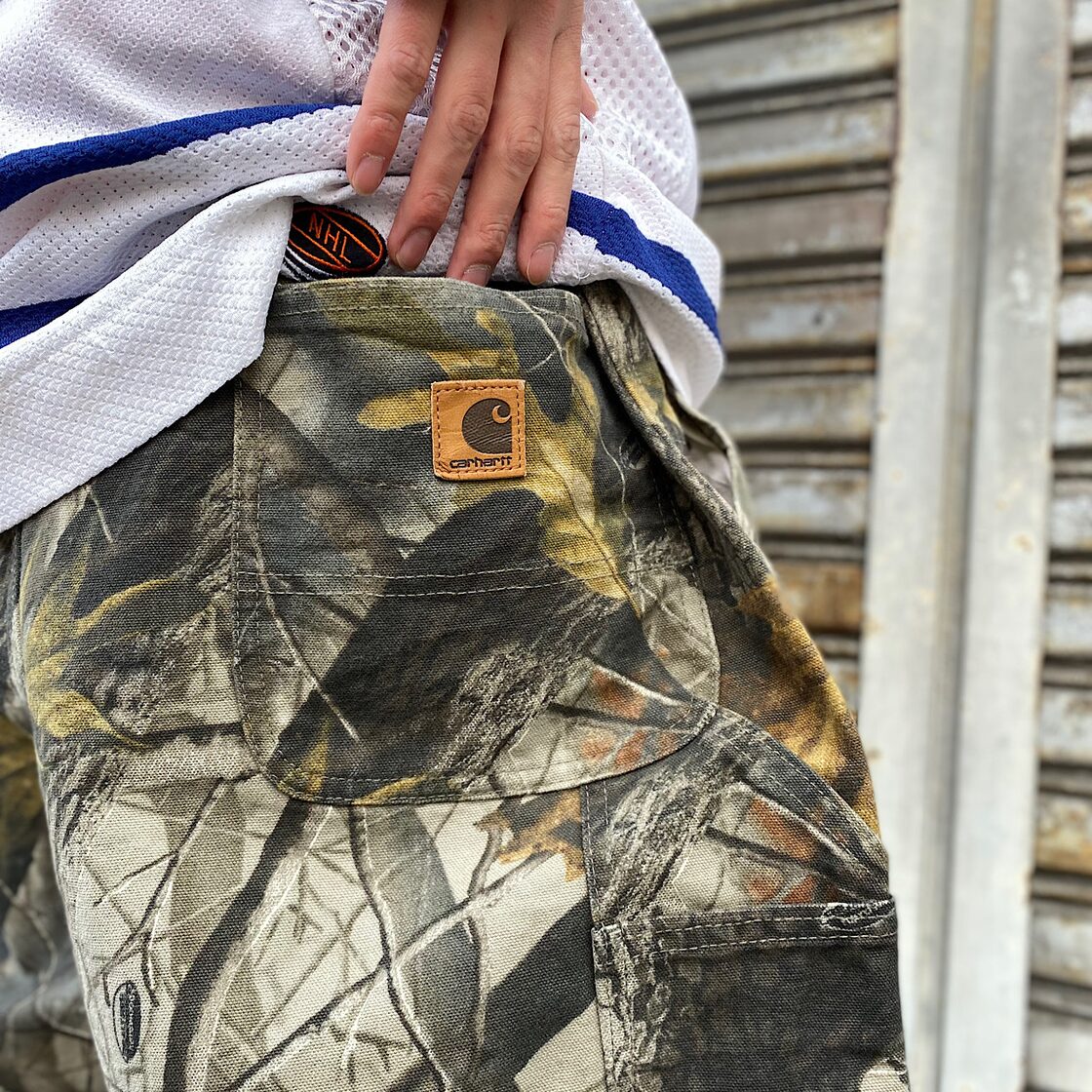 ビッグサイズ Carhartt カーハート リアルツリーカモ ダック地ワーク 