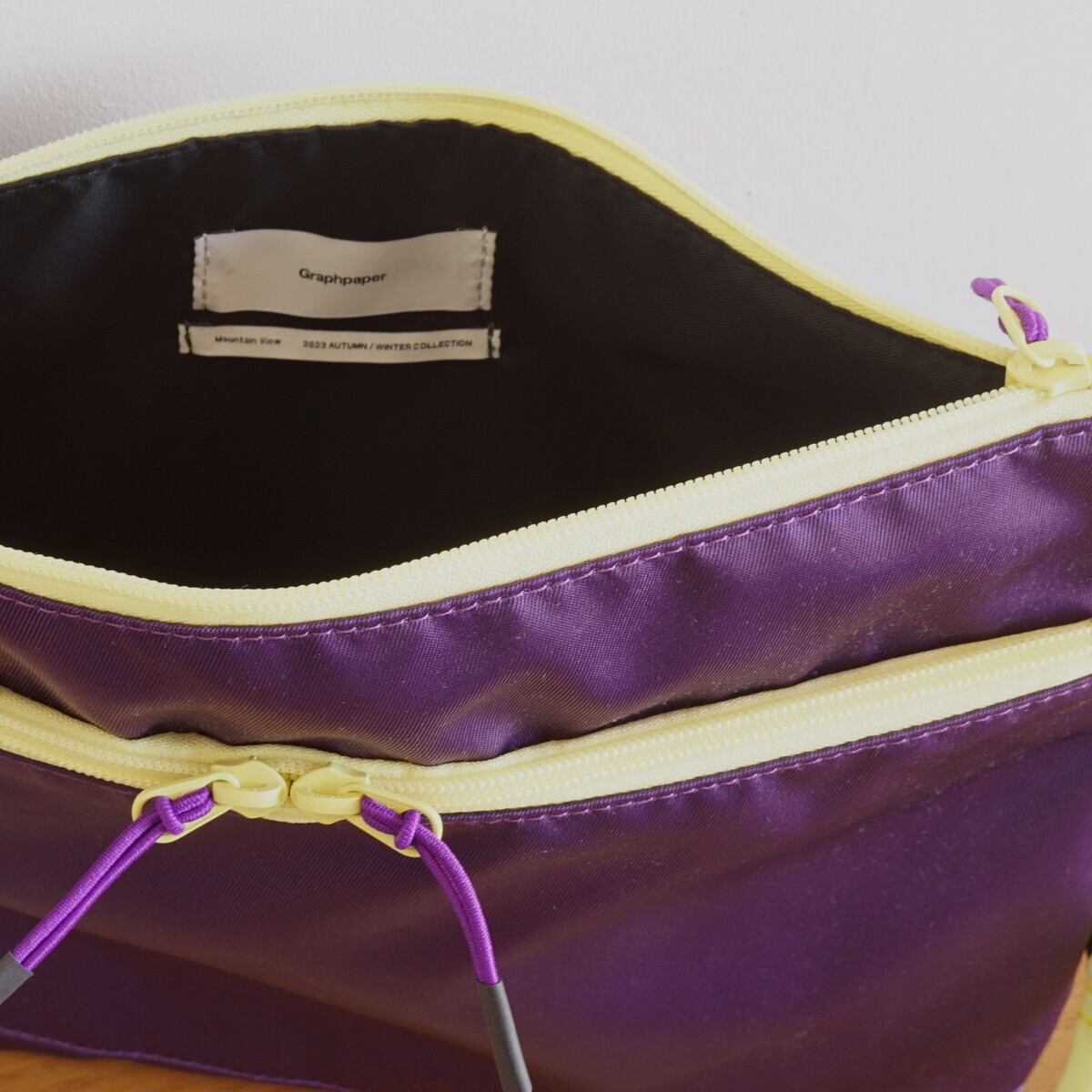 Graphpaper/グラフペーパー・Nylon Twill Sacoche_M | a flat shop