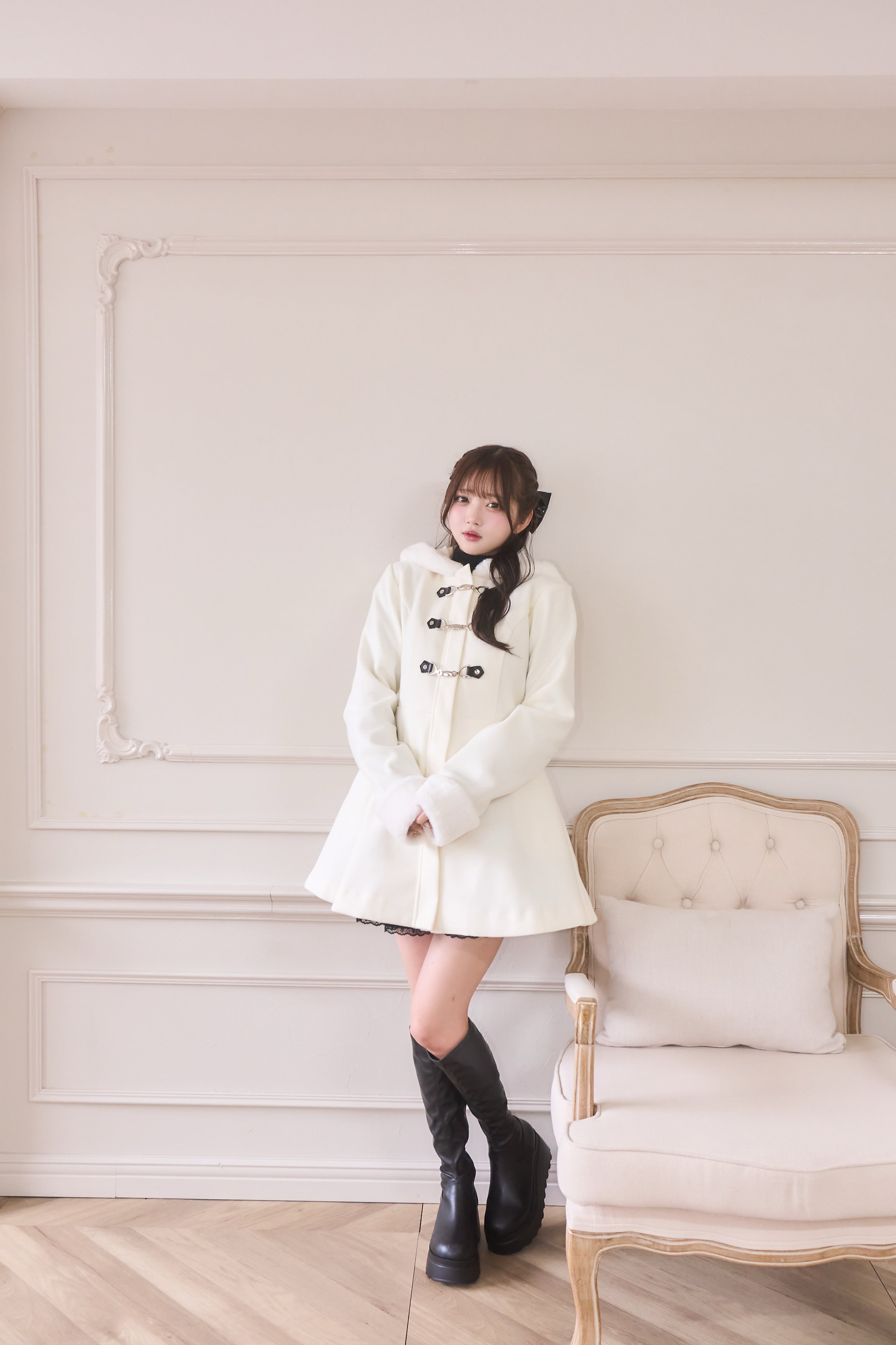 lapin hooded coat
