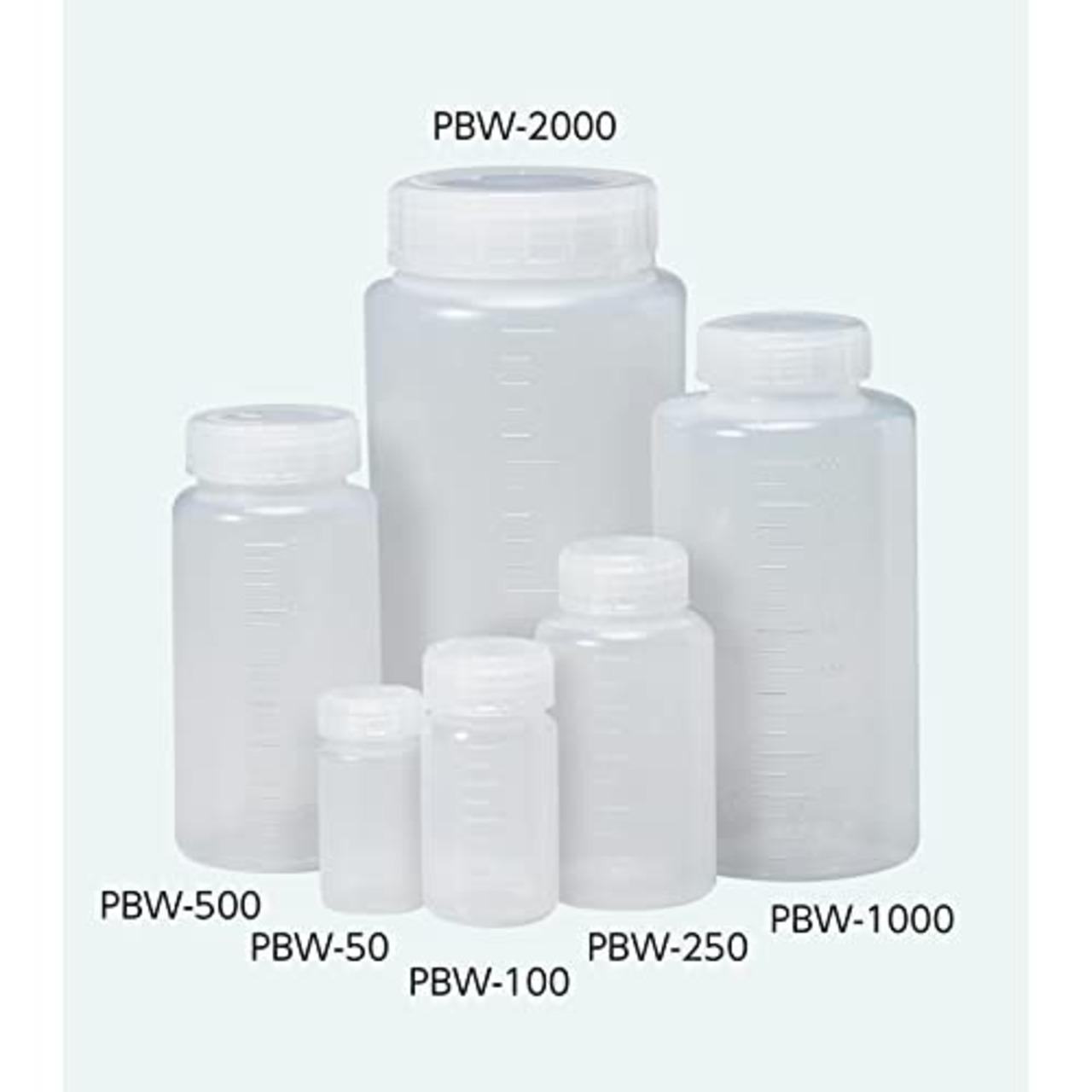 新潟精機 BeHAUS 日本製 PPボトル広口ビン リング付 1000ml PBW-1000