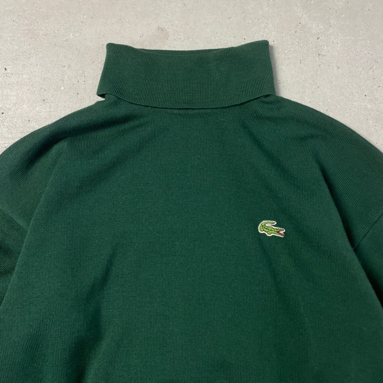 70年代~ フランス製 LACOSTE ラコステ タートルネック ウール 70年代~ フランス製 LACOSTE ラコステ タートルネック ウール