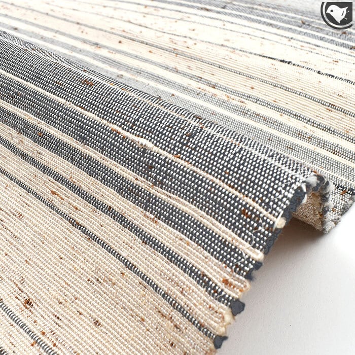 名古屋帯長井紬ぜんまい絣八寸名古屋帯ぜんまい綿入斎藤織物証紙あり