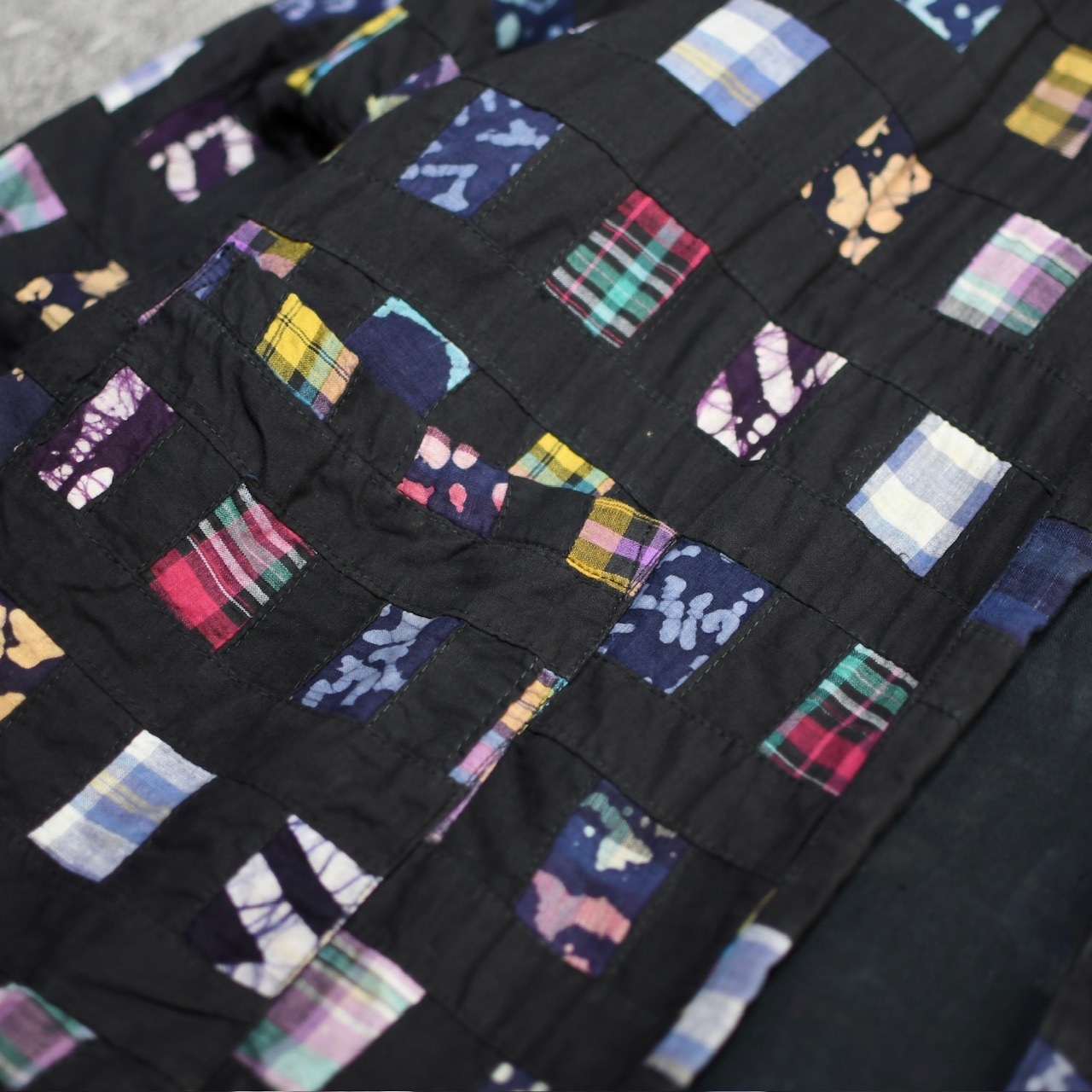 patch work design indian cotton jacket