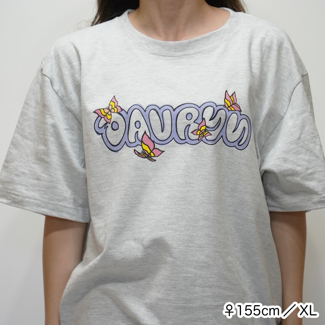 davryu butterflight TEE [アッシュ]