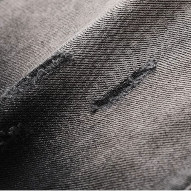 gradient distressed denim pants　L0221