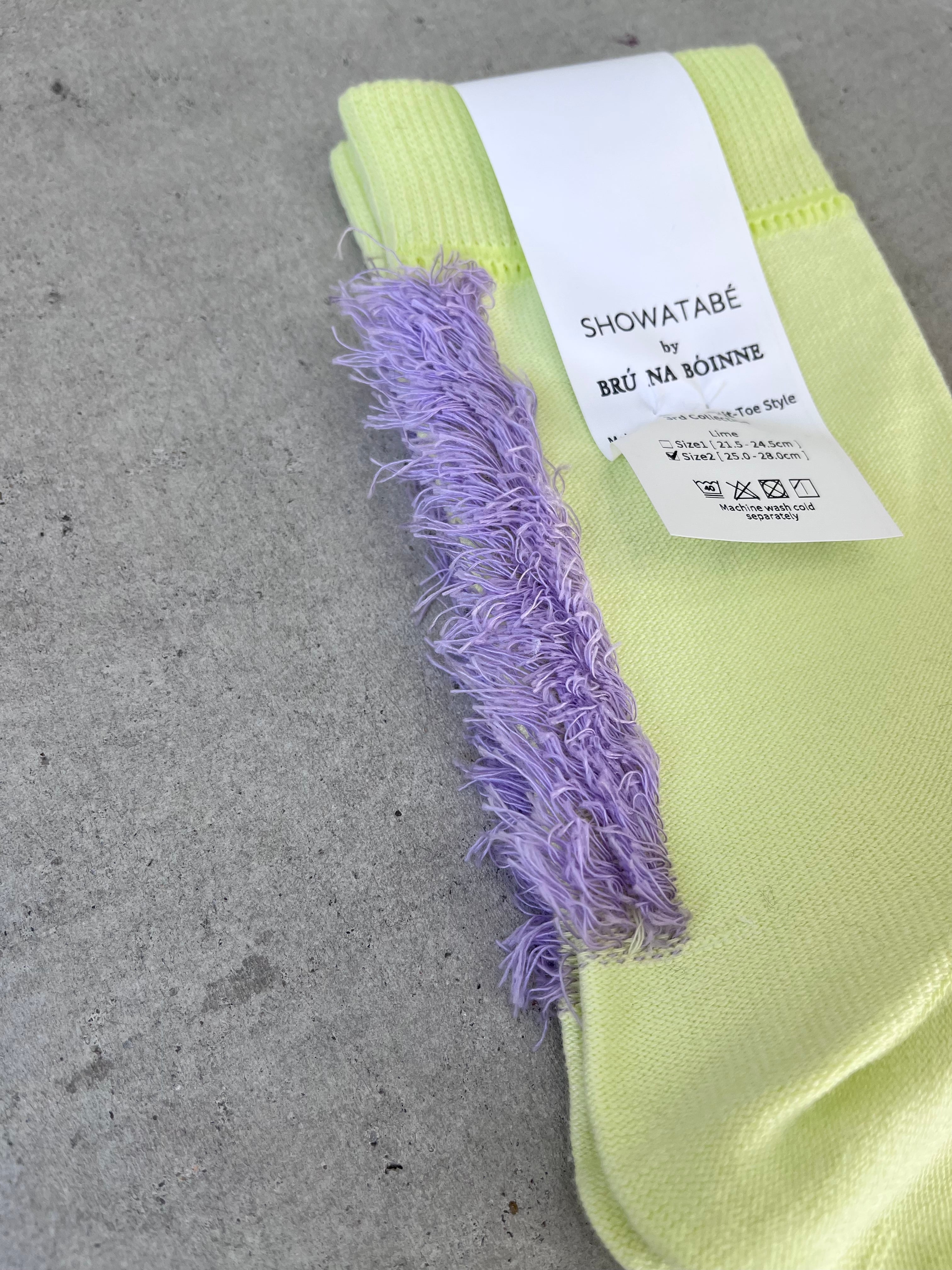 SHOWATABÉ by BRÚ NA BÓINNE/ Mohican Socks | Split-Toe