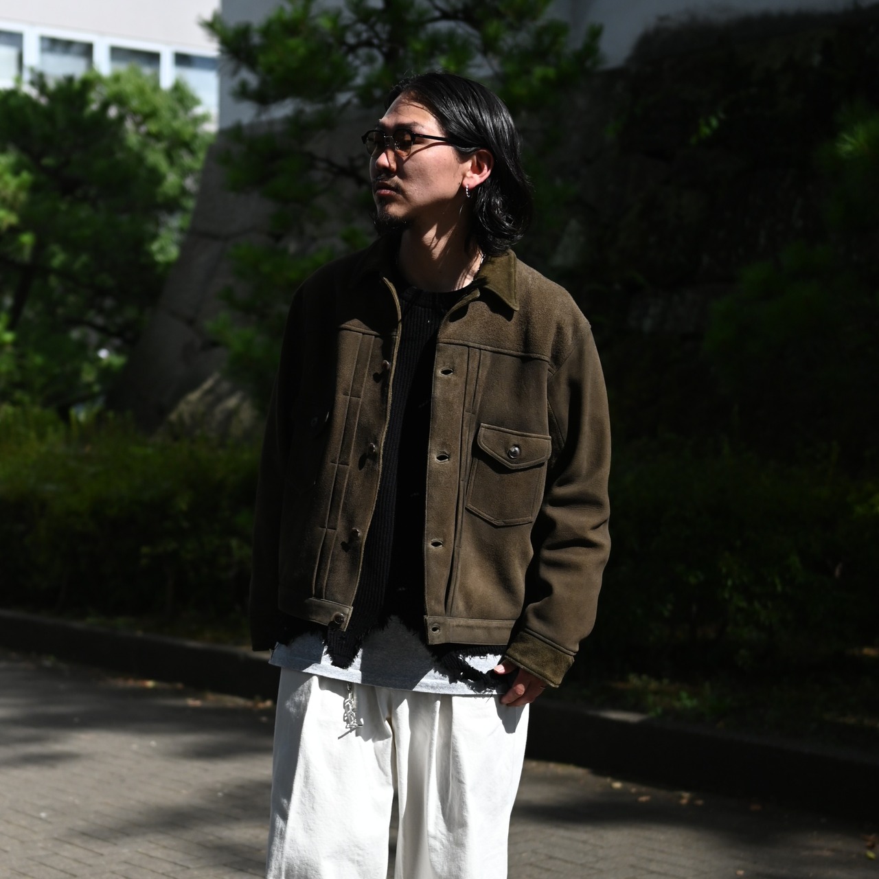 OLD JOE(オールドジョー)PATINA DEER-SKIN JEAN JACKET (SUEDE)