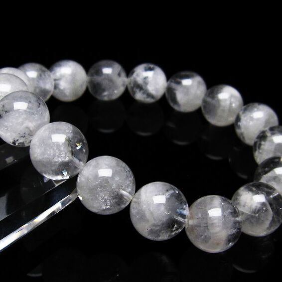 ファーデンクォーツ 水晶 ブレスレット 12mm 一点物 111-22606
