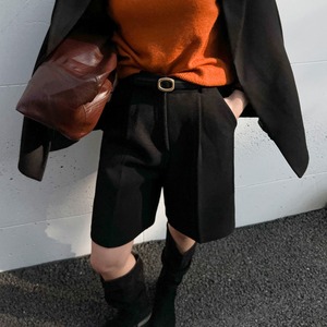 5分丈きれいめパンツ　21109